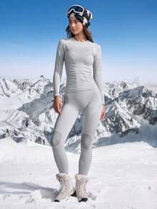 In My Nature Ropa interior térmica de base con absorción de humedad para mujer para esquiar