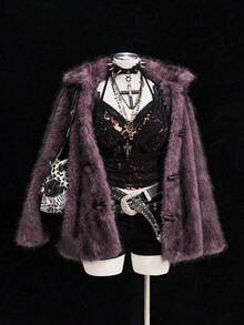 Sunspun 休闲宽松短款夹克 - 粉色 - 查看 1