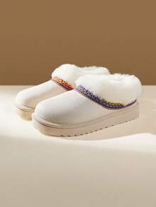 CUCCOO EASI 女士圆头平底雪地靴 - 米色 - 查看 2