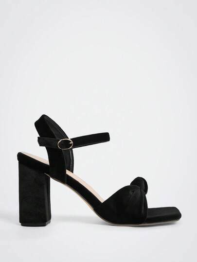 Maija 新款时尚粗跟百搭女士高跟凉鞋