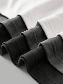 SHEIN BASICS 3件套纯色针织长袖修身高领迷你连衣裙（女款） - 彩色 - 查看 5