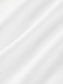 SHEIN MOD Áo cánh thời trang buộc dây phía trước tay đèn lồng màu trắng dành cho nữ, Mùa thu/Đông, Lễ Tạ ơn, Giáng sinh, Năm mới, Thường ngày - trắng - Xem 5