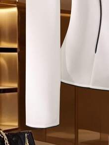 GlowEve Damen Herbst/Winter Raglan Ärmel Reißverschluss Vorne Lässiger Thermofutter Kapuzenpullover