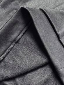 SHEIN 2pcs Tween Boy Casual Striped Letter Print Graphic Crew Neck Loose Long Sleeve Sweatshirt And Relaxed Fit Solid Color Sweatpants Knit Set, Suitable For School, Garden, Beach, Birthday, Spring/Summer