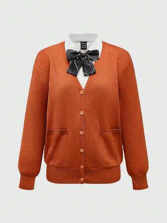 J-Fashion Cardigan décontracté pour femmes, rose, style collégial/Harajuku, printemps/automne