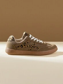 CUCCOO EASI Giày thể thao nữ màu nâu thường ngày - màu nâu - Xem 3