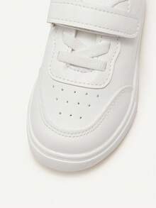 Cozy Pixies 1 Đôi giày thể thao đế mềm, nhẹ, thoải mái, thời trang, phù hợp cho mùa tựu trường, giày vải trắng cho bé - trắng - Xem 5