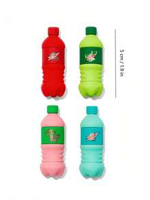 Mountain Dew X SHEIN 4 Buah Magnet Kulkas, Bentuk 3D yang Menarik, Dekorasi Kulkas - MultiWarna - View 3