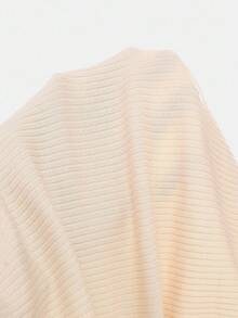 Girlism 青少年女孩返校休闲运动街头服饰卡其色套装，长袖短款褶饰 T 恤和直筒运动裤 - 卡其色 - 查看 13