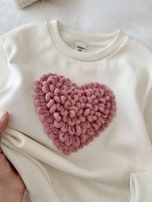 LMoss Kids 2 Stücke LMoss Kleine Mädchen Einfarbiger Rundhals Lässig Sweatshirt und Leggings Set, Pink, Weihnachten, bequeme Herbst & Winter Styles, Pullover, gemütlicher Herbst und Winter Styles, gemütlicher Herbst & Winter Styles - Verschiedenfarbig - Übersicht 5