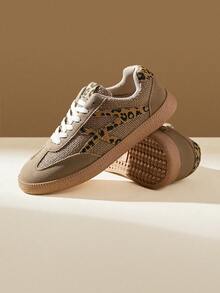 CUCCOO EASI Giày thể thao nữ màu nâu thường ngày - màu nâu - Xem 6