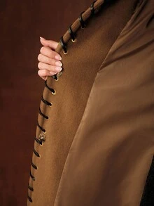 MOTF PREMIUM WOOL WHIPSTITCH BUCKLE BELTED OVERCOAT - Camel - View 9