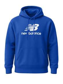 New Balance Essentials Men's Pullover Sweatshirt Blue - Blue - View 1