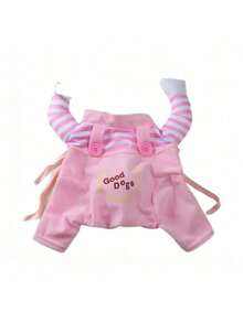 狗狗宠物服装——万圣节、圣诞节和派对趣味角色扮演服装，适合中小型犬 - 紅色 - 查看 16