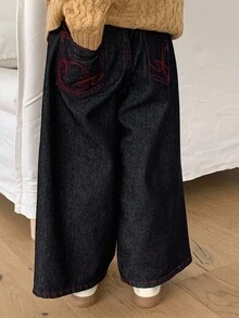 DAZY 小男孩口袋宽松休闲百搭牛仔裤