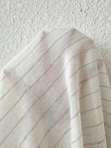 Franclia Women's Casual Striped Embroidered Sun Protection Shirt And Loose Pants 2 Pieces Set, Summer