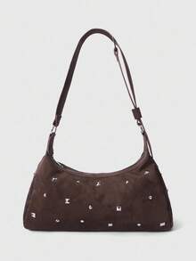 ROMWE Grunge Punk 女士包袋 - 咖啡 - 查看 1