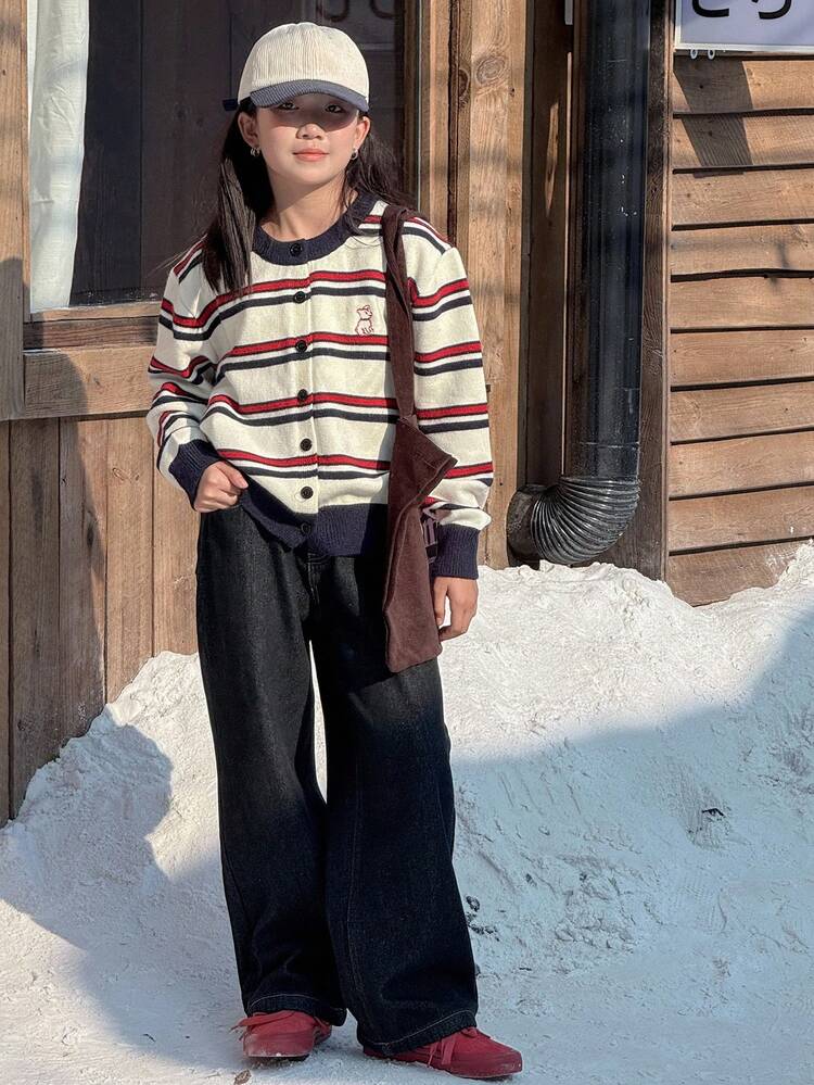 Tween Girls Thermal Lined Denim Jeans Thermal Lined,Winter