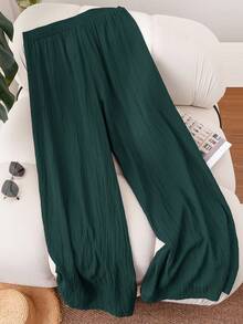 CosyJoli Damen Große Größen Neue Frühling Sommer Business Lässig Frau Strand Valentinstag Stil Mode Pendler Elegant Weite Hose, Taschen Hose. Hose Strandurlaub Lavendel College Studenten Valentinstag Kreuzfahrt Sommer Hose Weit geschnitten