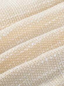 SHEIN Elladie kids 女婴优雅蝴蝶结 3D 花卉装饰无袖连衣裙，适合婚礼、派对、生日、度假、拍照、夏季 - 杏色 - 查看 7