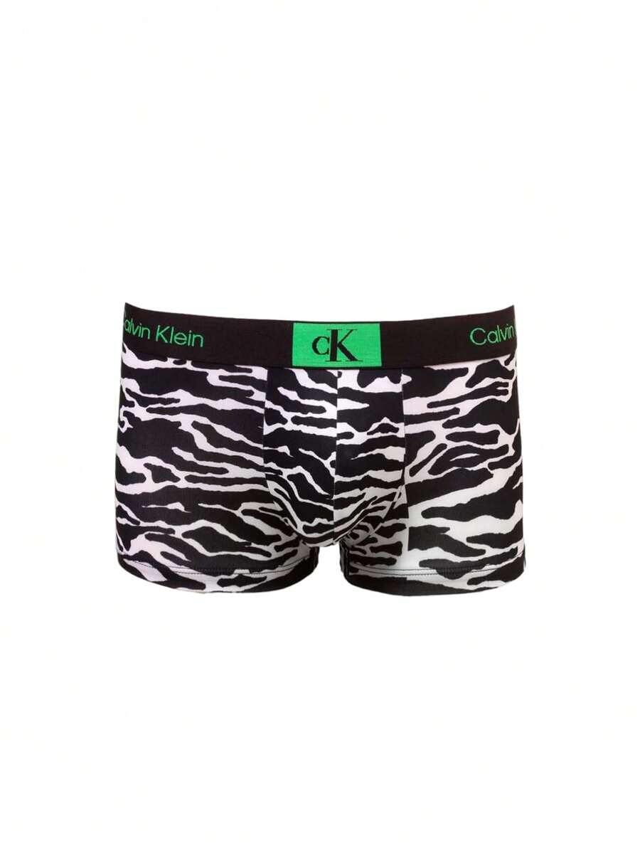 Calvin Klein Men's Boxer Briefs - Black and White - View 1