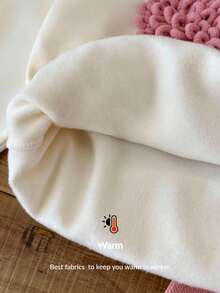 LMoss Kids 2 Stücke LMoss Kleine Mädchen Einfarbiger Rundhals Lässig Sweatshirt und Leggings Set, Pink, Weihnachten, bequeme Herbst & Winter Styles, Pullover, gemütlicher Herbst und Winter Styles, gemütlicher Herbst & Winter Styles - Verschiedenfarbig - Übersicht 9