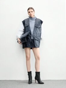 CUCCOO BIZCHIC 女士时尚高跟中筒靴 - 黑色 - 查看 10