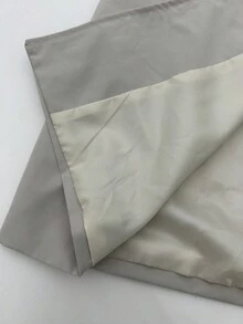 TOKVUE Men Mid-Length Beige Contrast Collar Trench Coat, Fall - Beige - View 8