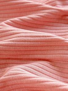 Loomiva 5 Stücke Baby Mädchen Einfarbig Weich Gestrickt Elastische Taille Hosen Set