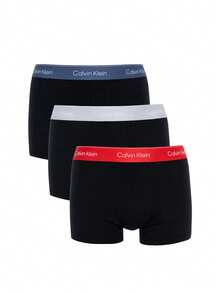 Calvin Klein 3 Pack Men's Boxer Briefs - Black - View 1