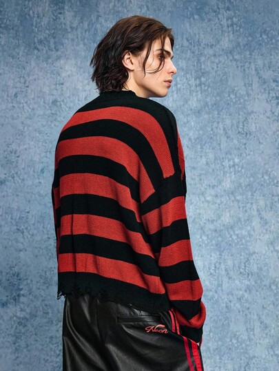 Grunge Punk Men Sweaters