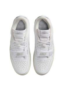 Jordan Classic Comfortable Casual Fashionable Solid Color Lace-Up Sneakers - White - View 3