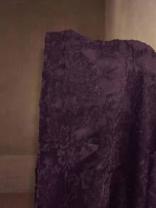 MOTF PREMIUM ELEGANT LACE LONG SLEEVE HIGH NECK SHEER CASUAL UNDERSHIRT FOR WOMEN