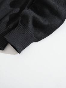 青少年男童休闲针织毛衣、长袖套头衫，适合秋冬季