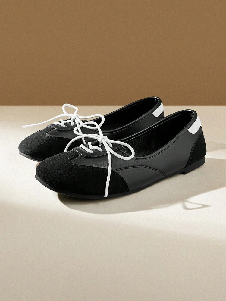 トゥシューズスタイル ブラックシューズ