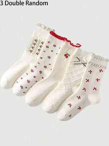 ROMWE Kawaii Women Crew Socks