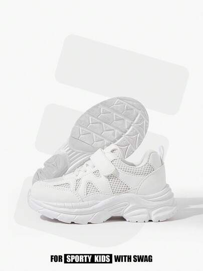 JNSQ Fashionable Casual All-Match Versatile Comfortable Lightweight Lace-Up Flat Athletic Sneakers, Breathable Mesh Fabric, Back To School Season