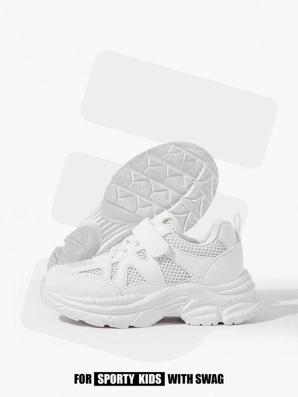 JNSQ 1 par de zapatillas deportivas ligeras y cómodas con cordones, de estilo casual y versátil, con suela blanda y transpirable de tela de malla, adecuadas para la temporada de regreso a la escuela