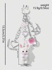 ROMWE Kawaii Keyrings & Keychains - Multicolor - View 9