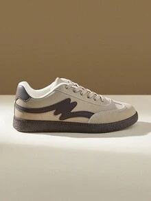 CUCCOO EASI 2025年新款春季女款复古百搭休闲运动平底鞋 - 米色 - 查看 3