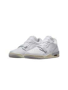 Jordan Classic Comfortable Casual Fashionable Solid Color Lace-Up Sneakers - White - View 2