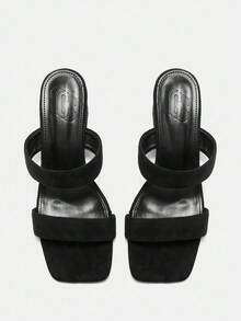 CUCCOO CURVES Sandal Kasual Wanita Ukuran Besar dengan Lebar yang Luas, Cocok untuk Aktivitas Luar Ruangan, Liburan, dan Pemakaian Sehari-hari di Musim Panas - Hitam - View 1