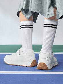 JNSQ 1 Paar minimalistische, vielseitige, bequeme und leichte Kinderschuhe/Studentenschuhe, geeignet für die Schulsaison und alle Jahreszeiten