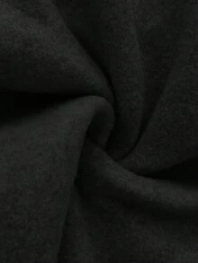 SHEIN 2 Stücke Umstandsmode Lässig einfarbiger Halb-Reißverschluss Stillpullover und Jogginghose Set, vielseitig für den täglichen Weg zur Arbeit - Schwarz - Übersicht 8