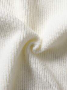 女童毛衣裙套装，荷叶边领针织开衫和百褶裙，适合年轻女孩的学院风针织连衣裙，2025 秋冬新品系列 - 杏色 - 查看 5