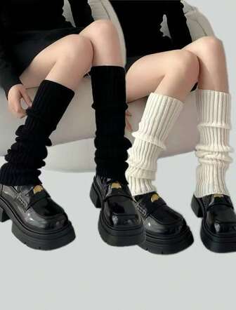 Anime Scaldamuscoli in colore unito e morbido pile per le donne