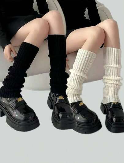 Anime Scaldamuscoli in colore unito e morbido pile per le donne