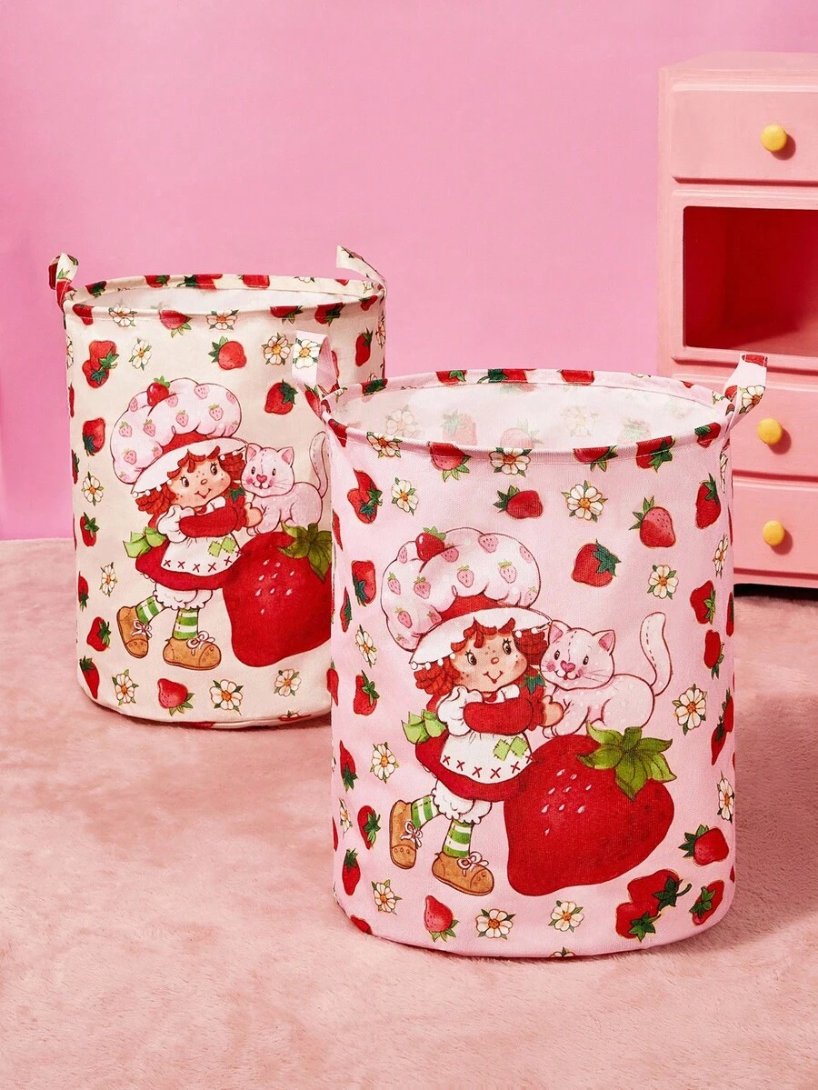 Strawberry Shortcake X SHEIN 洗衣篮 - 彩色 - 查看 1