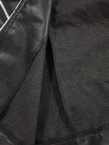 Vionelle Giacca con collo a lancia a manica lunga  tinta unita per donne taglie forti