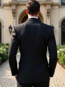 Calvornis 男士正装翻领商务西装外套